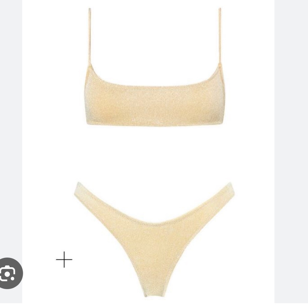 Gold Triangl Bikini Set